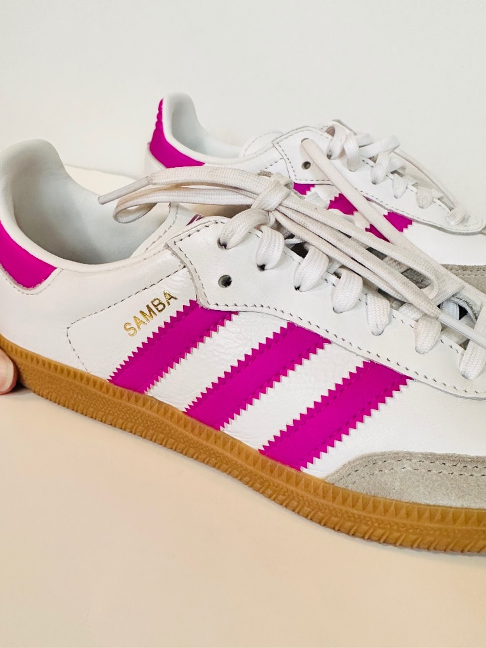 Adidas Samba OG Purple Burst Girls Size 2 / Women's Size 4 Shoes Sneakers IE8848